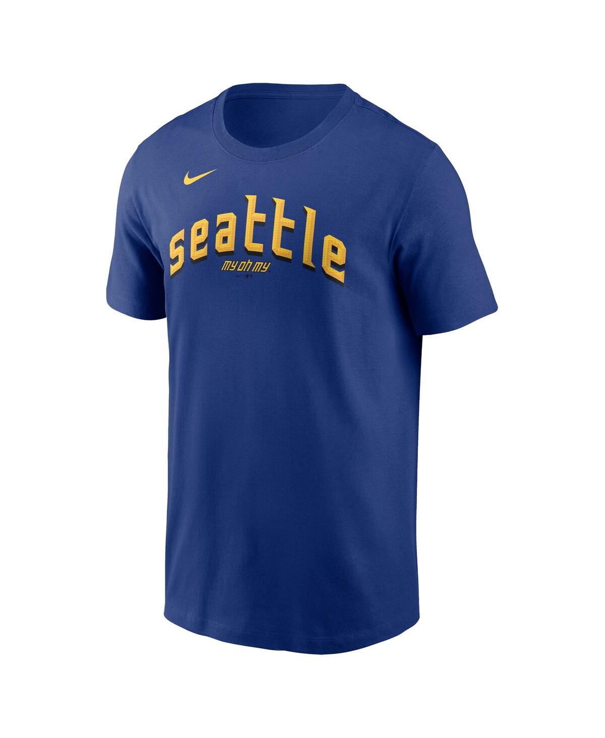 Nike Men's Julio RodriguezSeattle Mariners City Connect Fuse Name Number T-Shirt - Royal