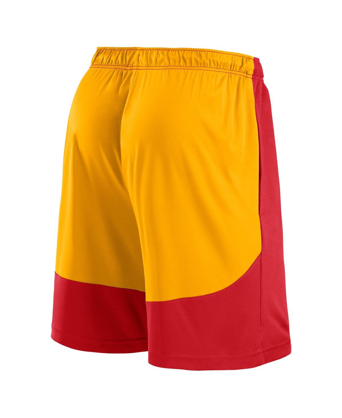 Fanatics Men'sGold Kansas City Chiefs Go Hard Shorts - Red, Gold