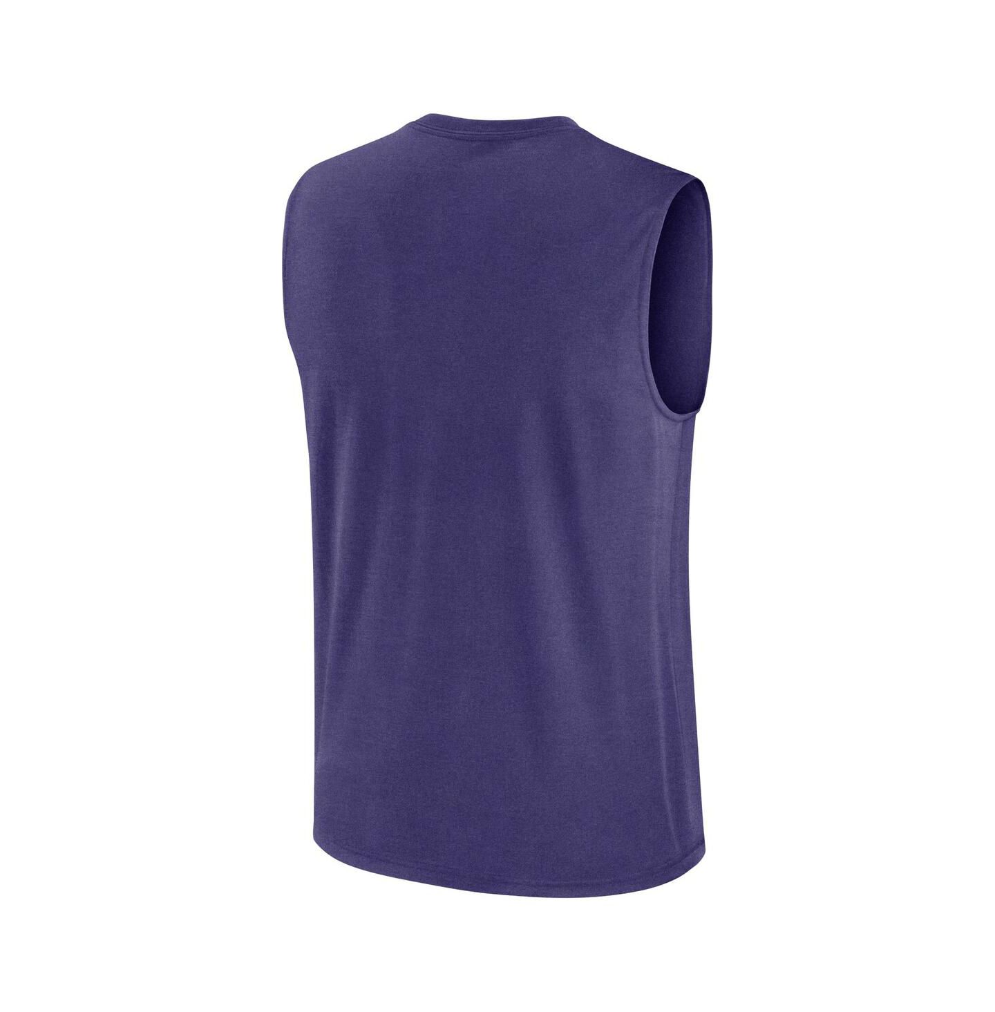 Мужской топ Nike Purple Clemson Tigers Primetime Legend Lock Up Performance Muscle — фото 2