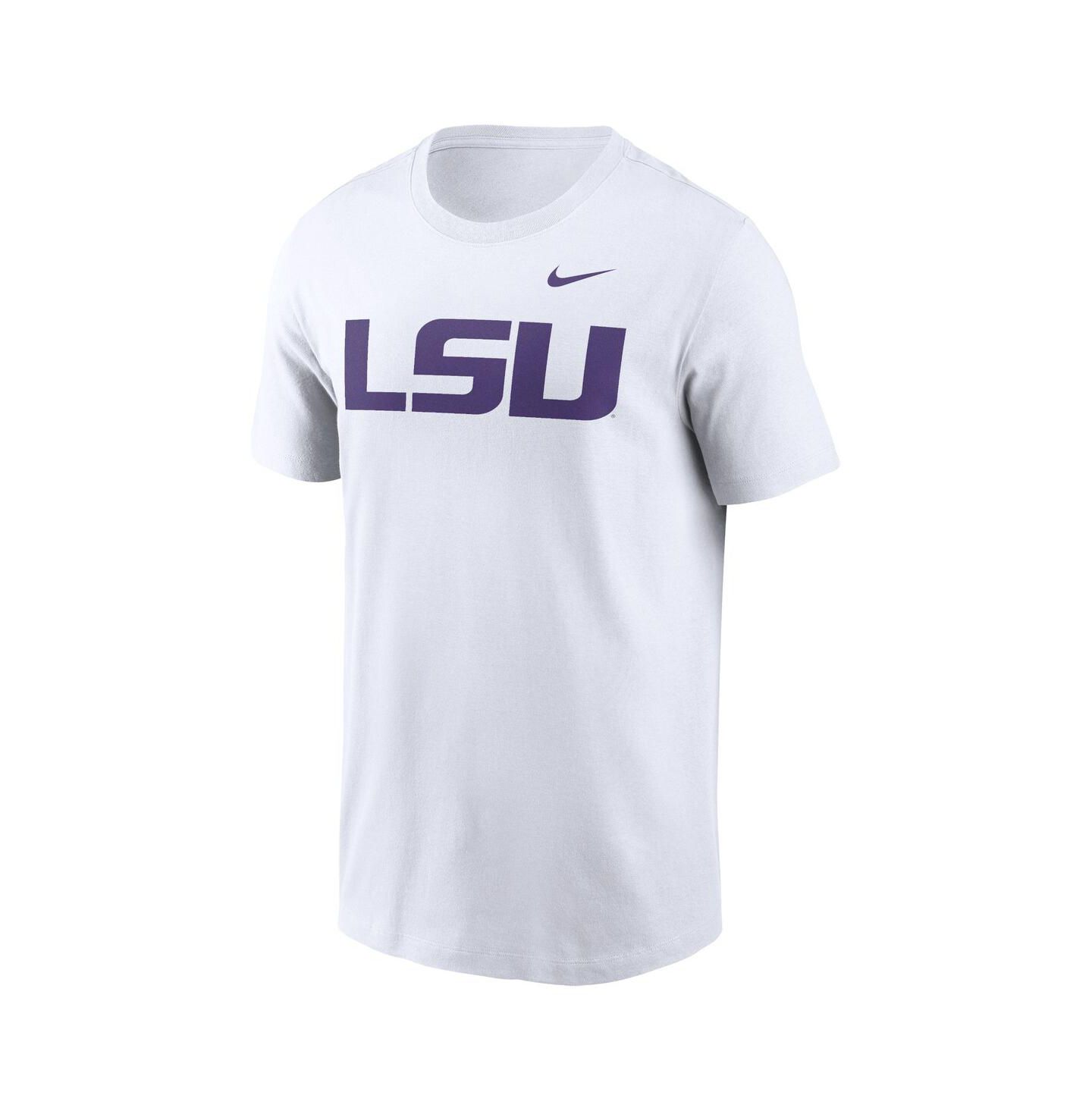 Мужская футболка Nike Heather Gray LSU Tigers Primetime Evergreen Logo — фото 2