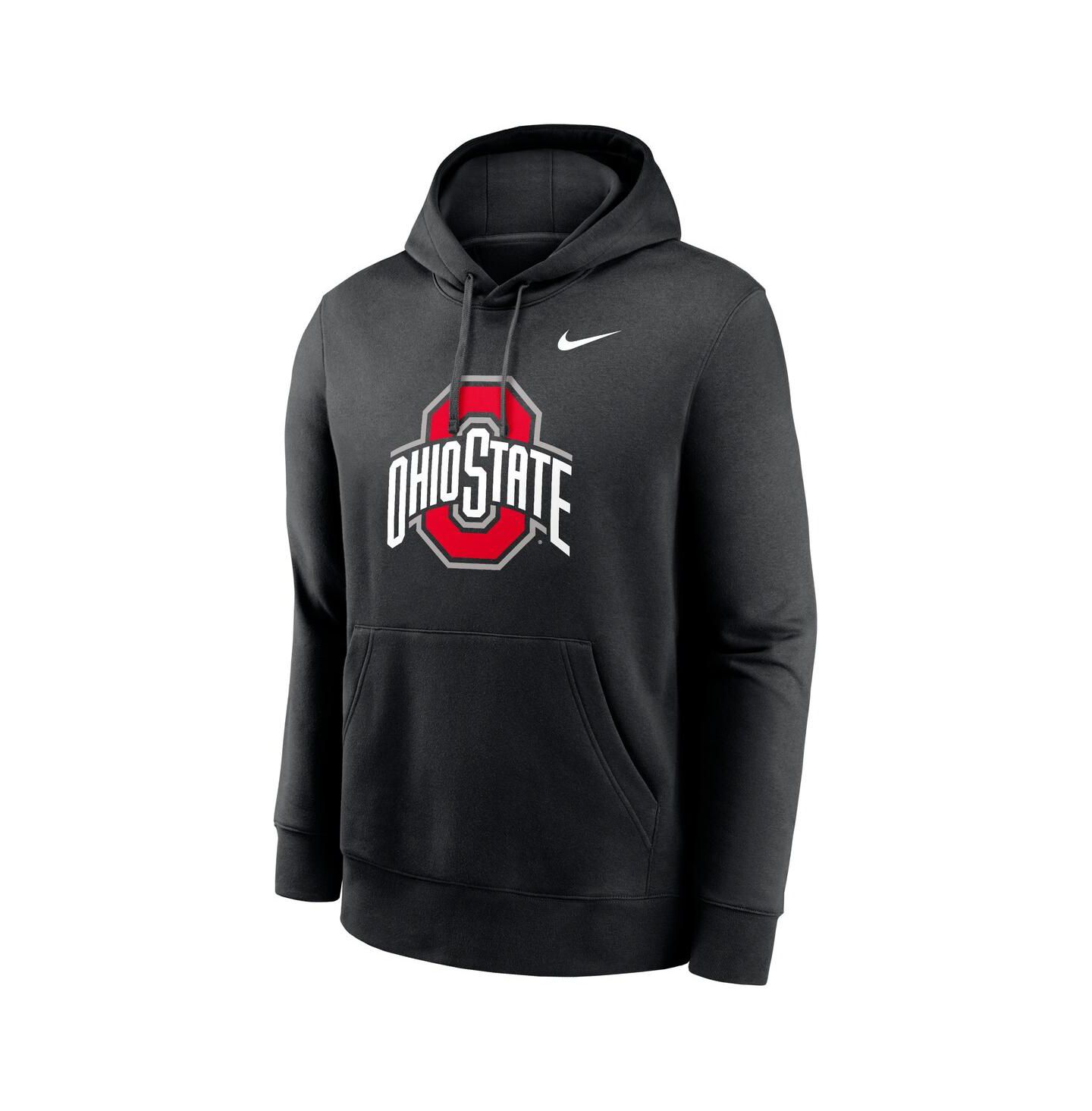Мужское худи Nike Black Ohio State Buckeyes Primetime Evergreen Club Fleece Pullover — фото 3