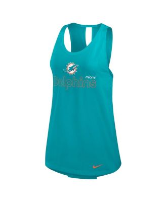 Women's Aqua Miami Dolphins Performance Tank Top