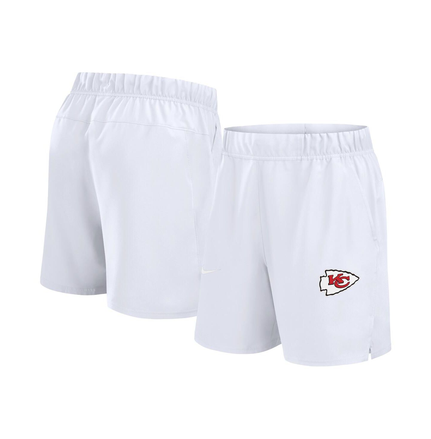 Мужские шорты Nike White Kansas City Chiefs Blitz Victory Performance — фото 1