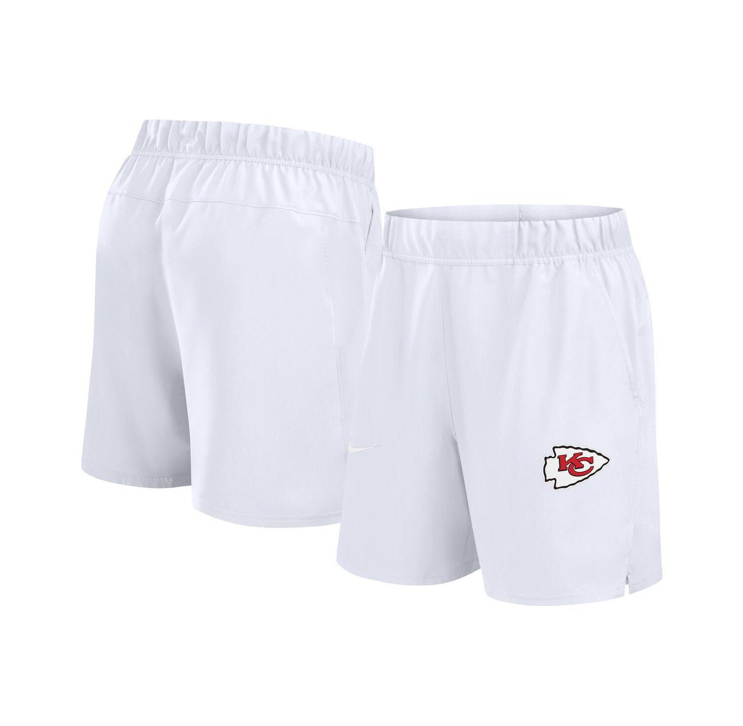 Men's White Kansas City Chiefs Blitz Victory Performance Shorts