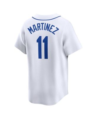 Men's Edgar Martinez White Seattle Mariners Throwback Cooperstown Limited Jersey