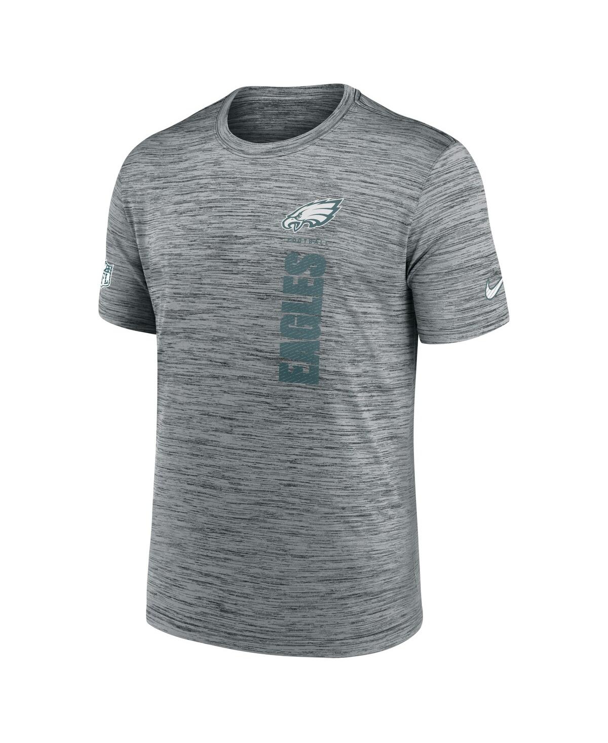 Nike Men's Gray Philadelphia Eagles 2024 Sideline Velocity Performance T-shirt In Gray