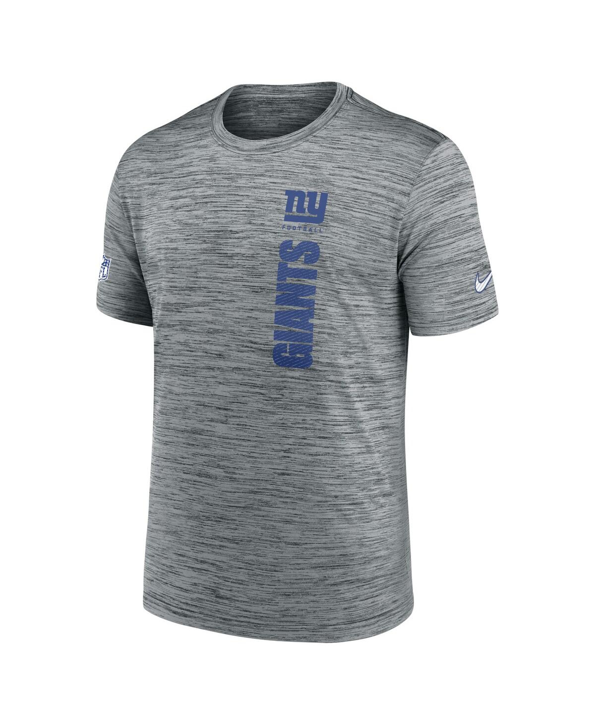 Nike Men's Gray New York Giants 2024 Sideline Velocity Performance T-shirt In Gray