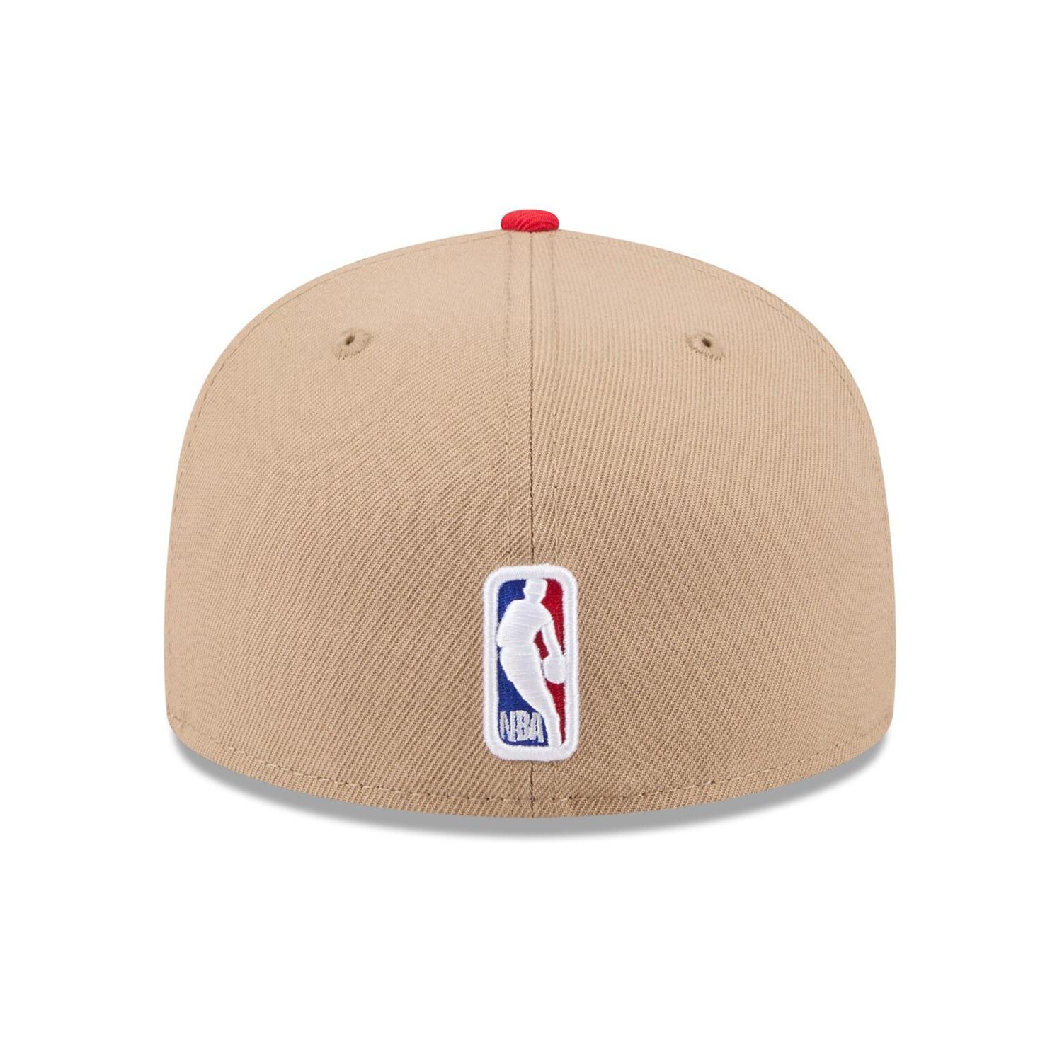 Men's Tan/Red Chicago Bulls 2024 NBA Draft 59FIFTY Fitted Hat