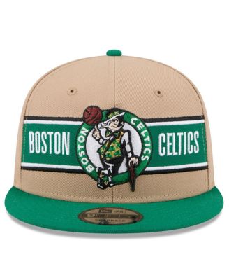 Men's Tan/Kelly Green Boston Celtics 2024 NBA Draft 9FIFTY Snapback Hat