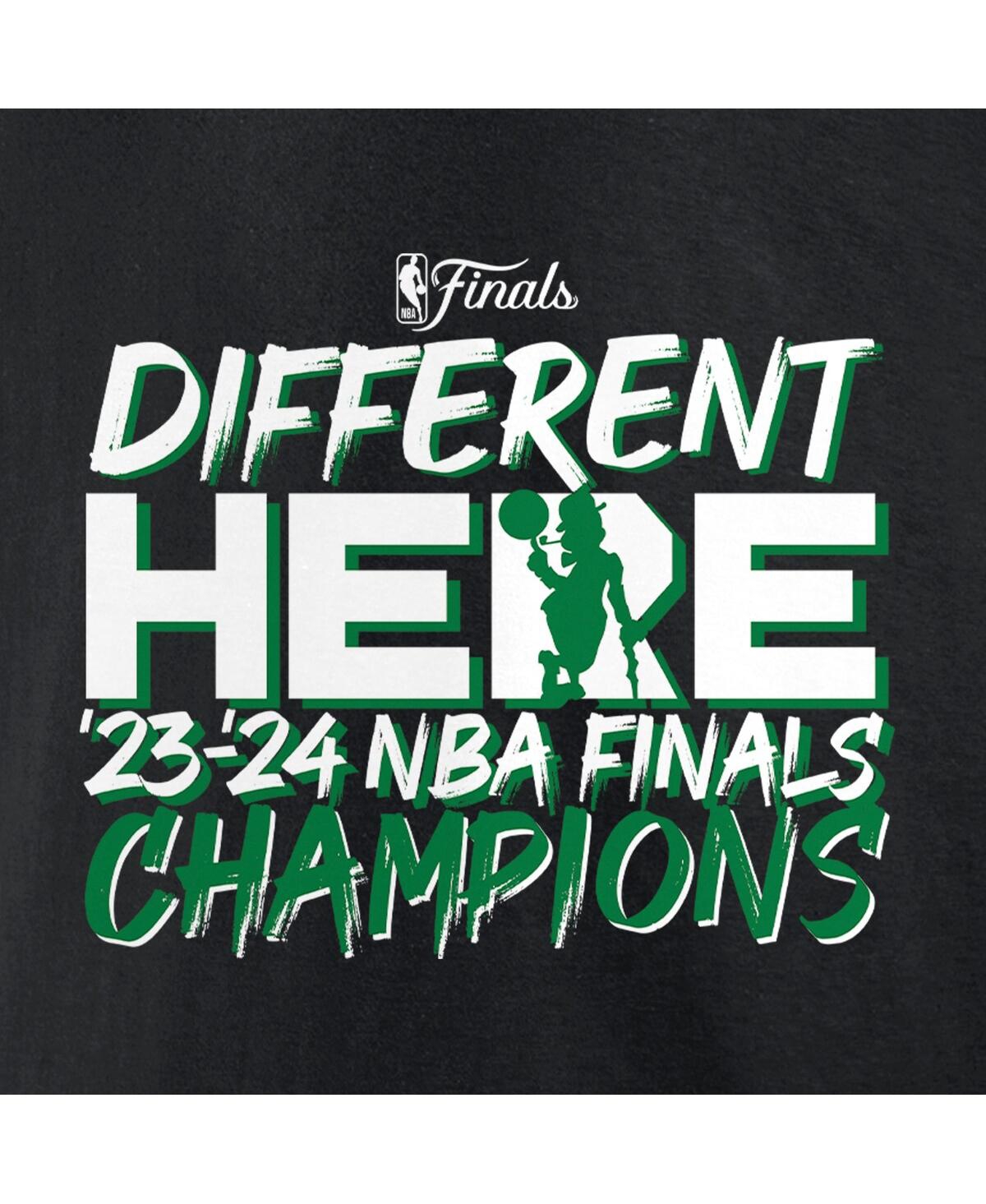 Fanatics Men's Black Boston Celtics 2024 Nba Finals Champions Pump Hometown Originals T-shirt In Black