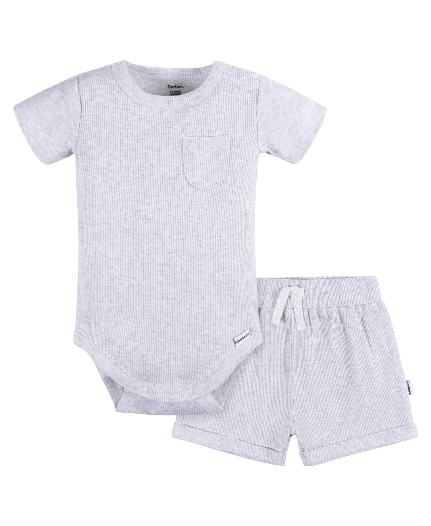 Baby Boys Bodysuit and Shorts Set, 2 Piece