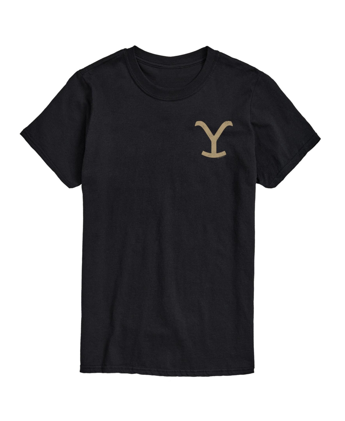 Airwaves Hybrid Apparel Yellowstone Logo Mens Short Sleeve Tee In Red