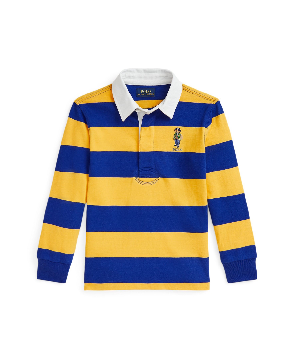 Polo Ralph Lauren Toddler and Little Boys Polo Bear Cotton Jersey Rugby Shirt
