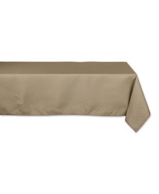 Tonal Lattice Print Outdoor Tablecloth, 60x84 Inches