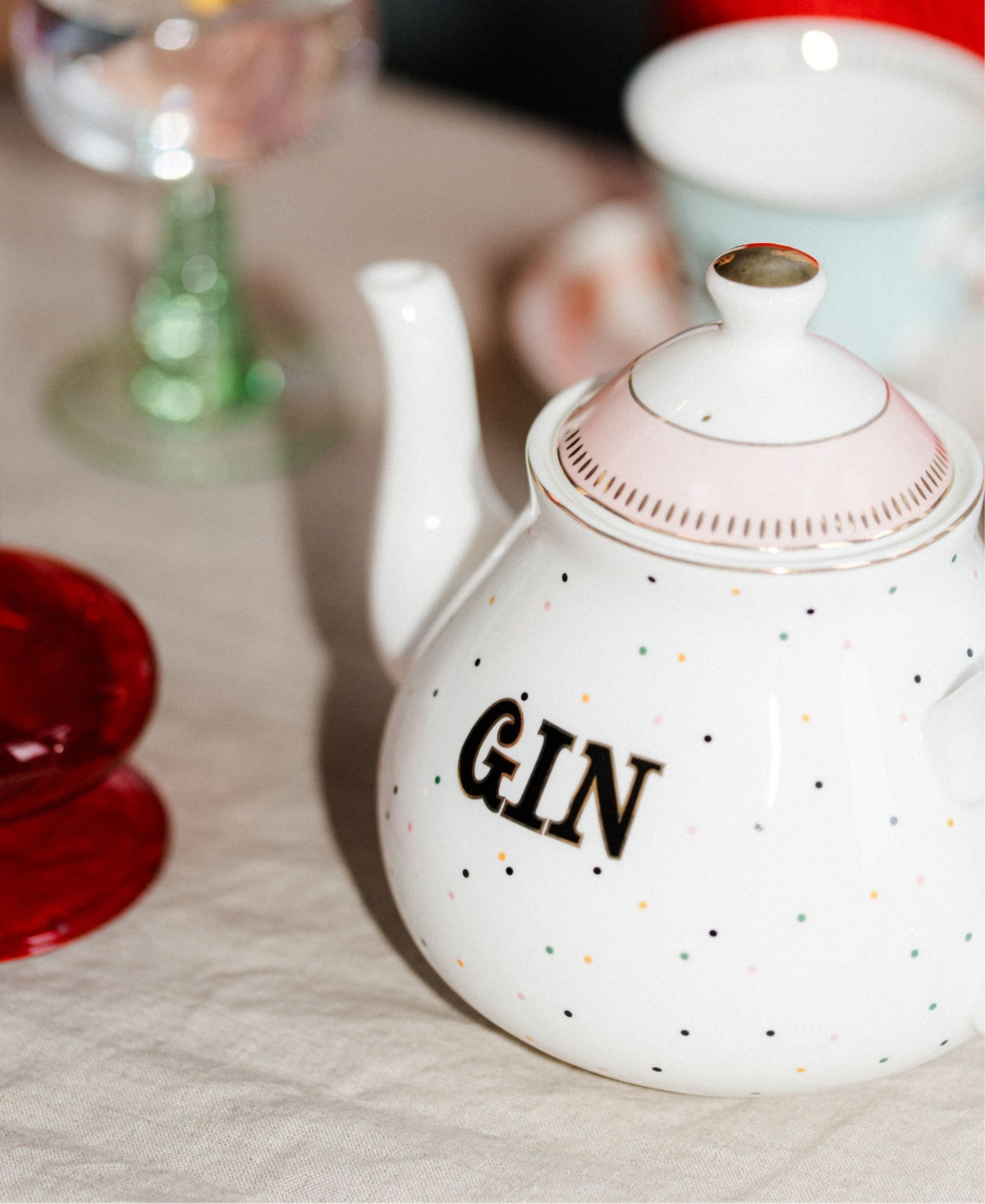 Yvonne Ellen Gin Teapot In Multi