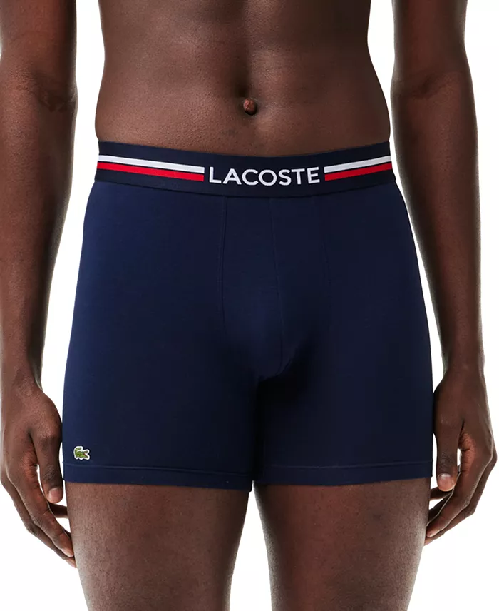 Men's Cotton Stretch French Flag Boxer Briefs, 3-Pack - thumbnail 4