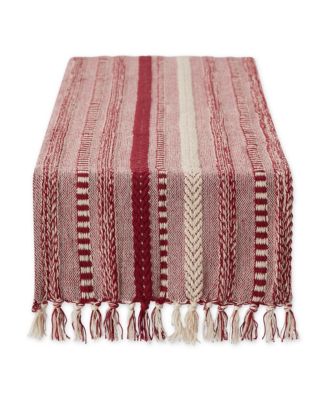 Braided Stripe Table Runner, 15x72 Inches