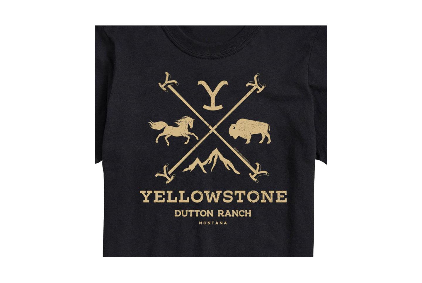 Мужская футболка AIRWAVES Hybrid Apparel Yellowstone Short Sleeve, цвет: Чёрный — фото 3