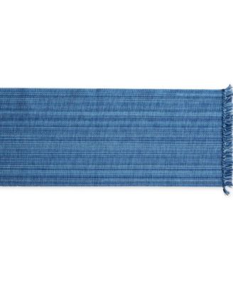 Variegated Fringe Table Runner, 13x72 Inches