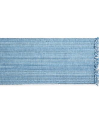 Variegated Fringe Table Runner, 13x72 Inches