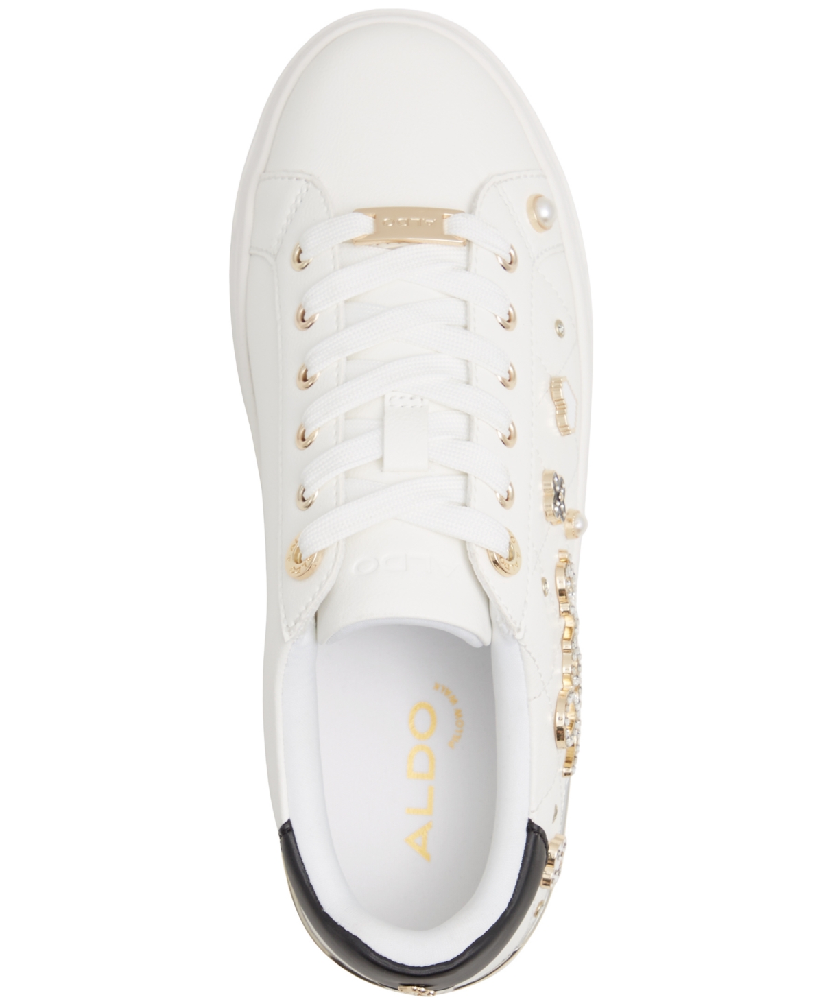 ALDO WOMEN'S VISUETTI LACE-UP PLATFORM NOVELTY SNEAKERS 