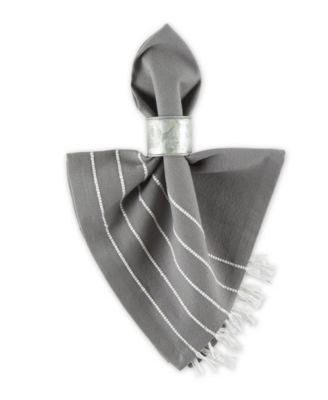 Stripe Tassel Napkin Set of 4