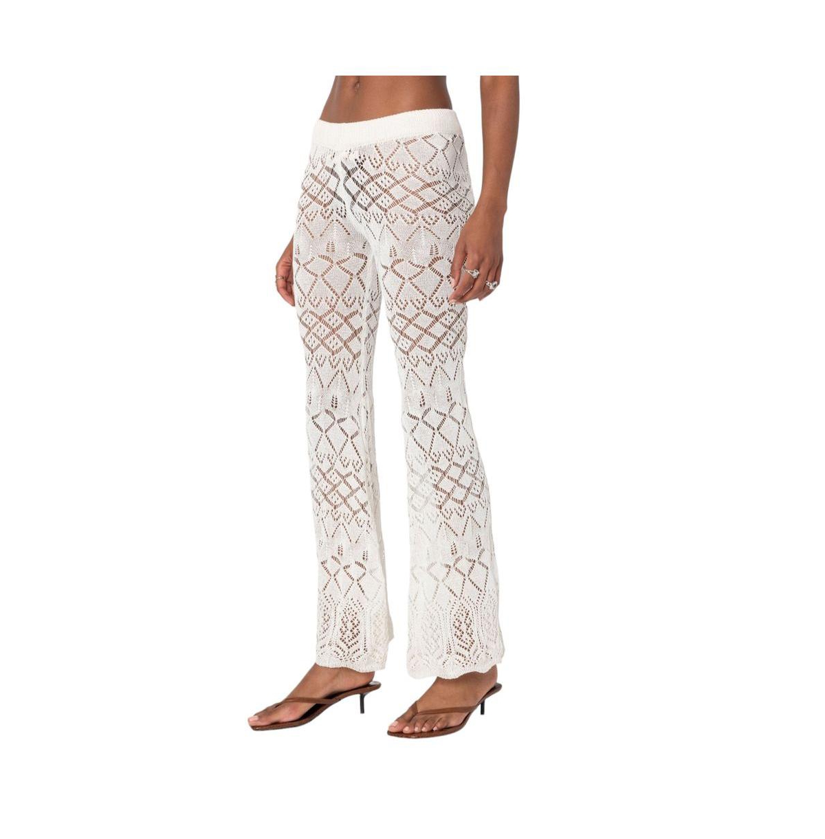 Edikted Women's Fable crochet pants