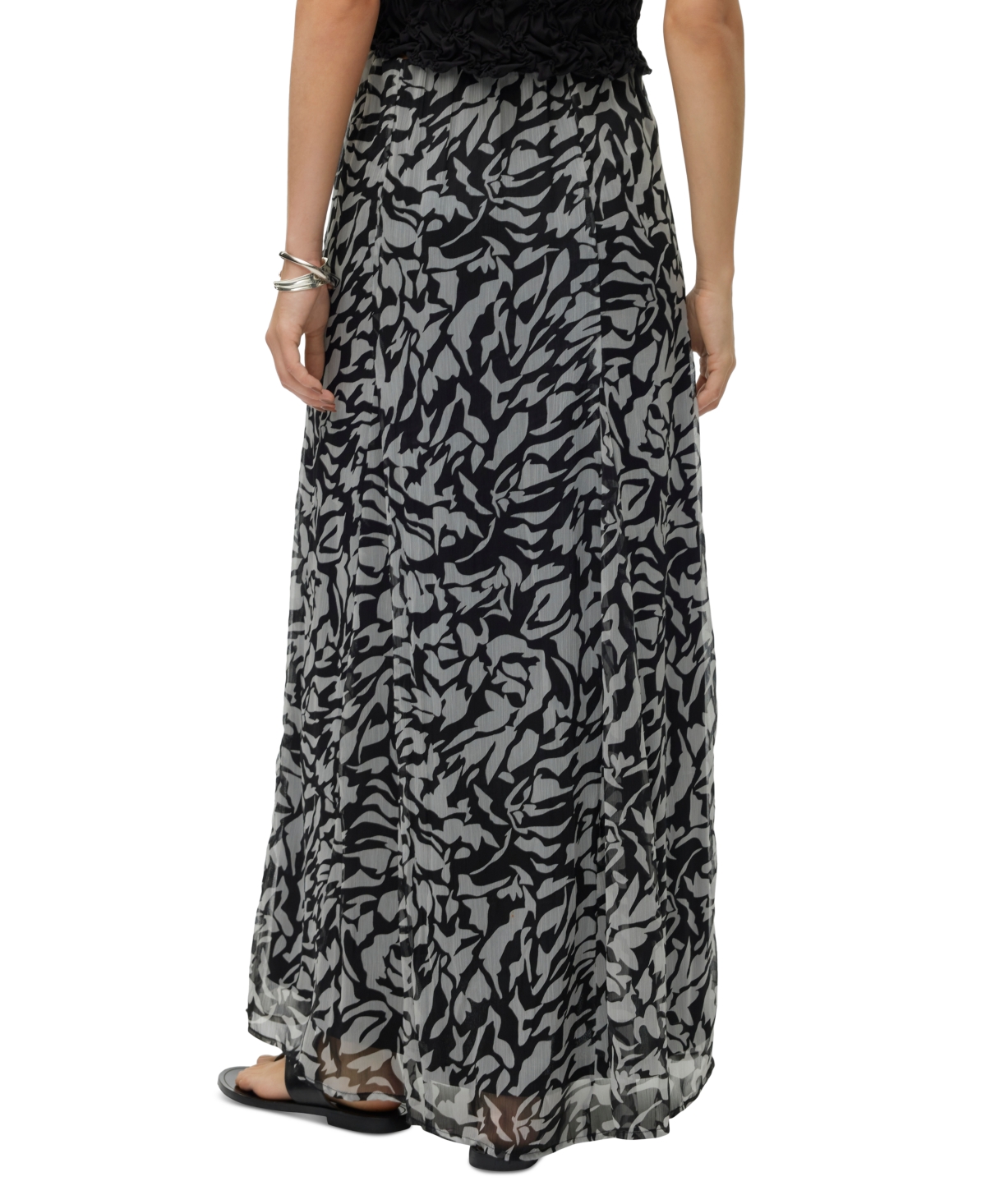 Vero Moda Women's Smilla Printed Maxi Skirt