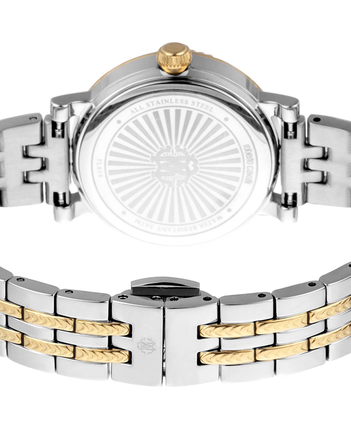 ROBERTO CAVALLI WOMEN'S QUARTZ TWO-TONE STAINLESS STEEL WATCH 30MM 
