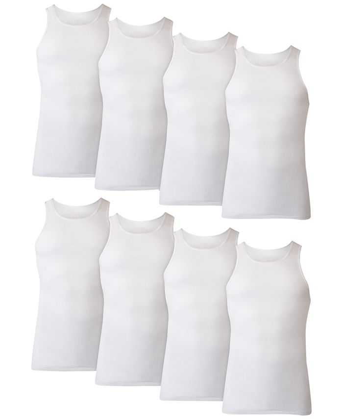 Hanes Ultimate® ComfortSoft Men's Tank Undershirt, 7+1 Bonus Pack Macy's
