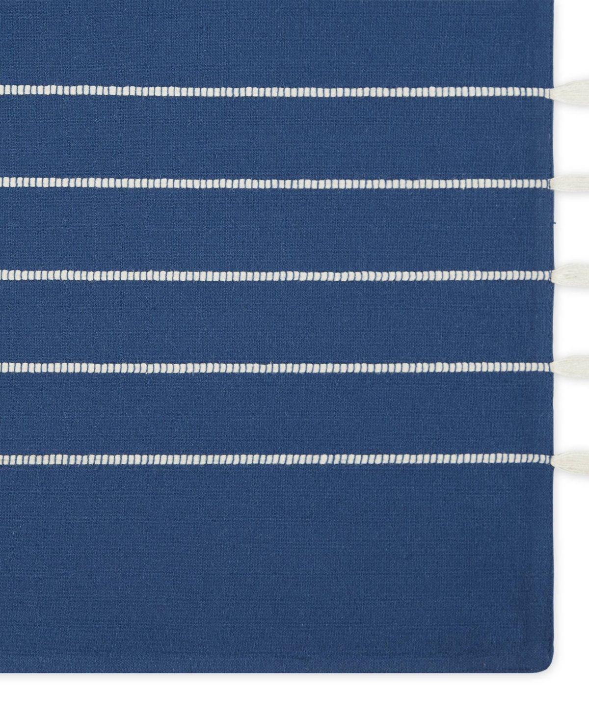 Design Imports Stripe Tassel Placemat Set of 4