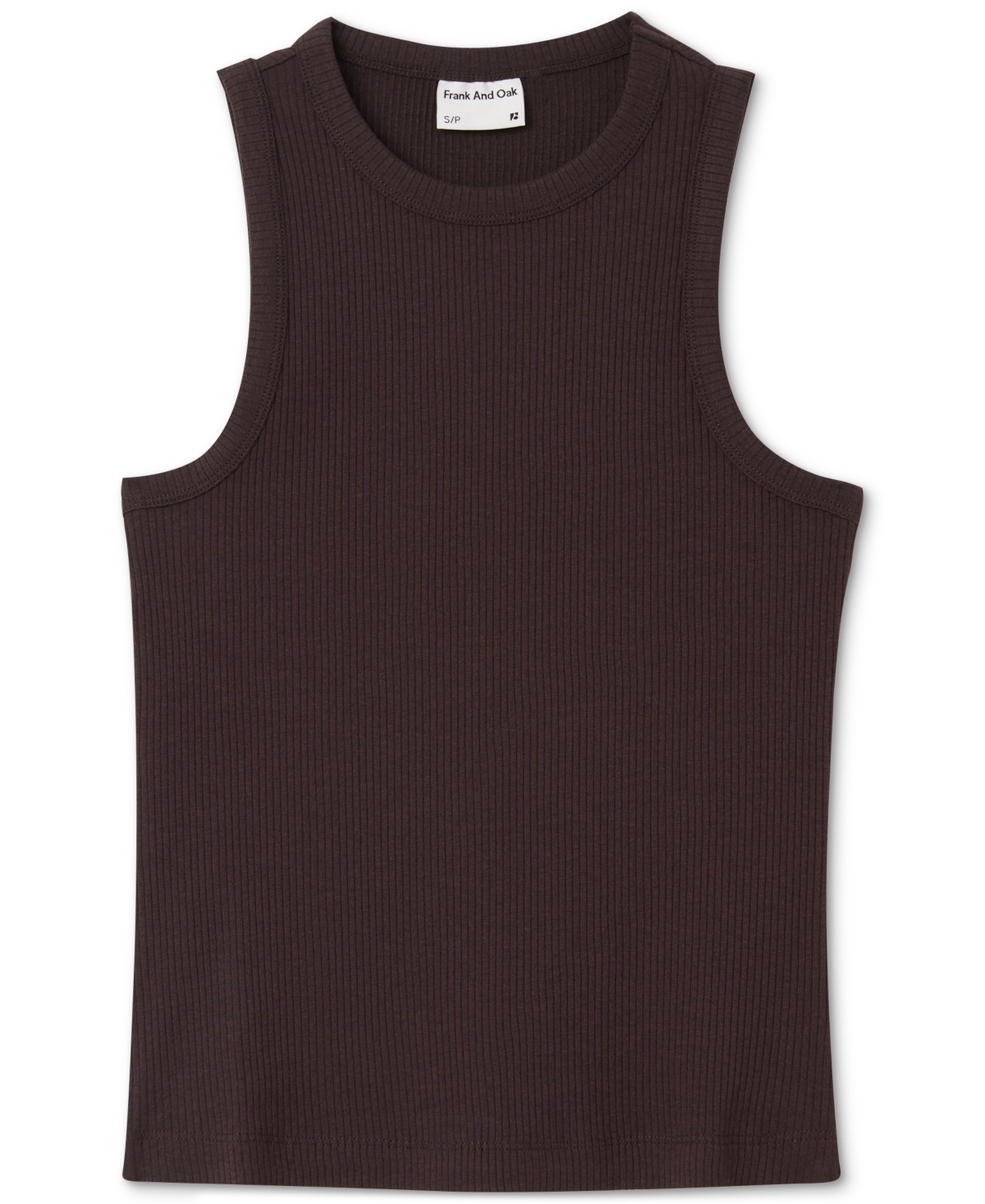 Frank and Oak Women's Ribbed Racerback Tank Top