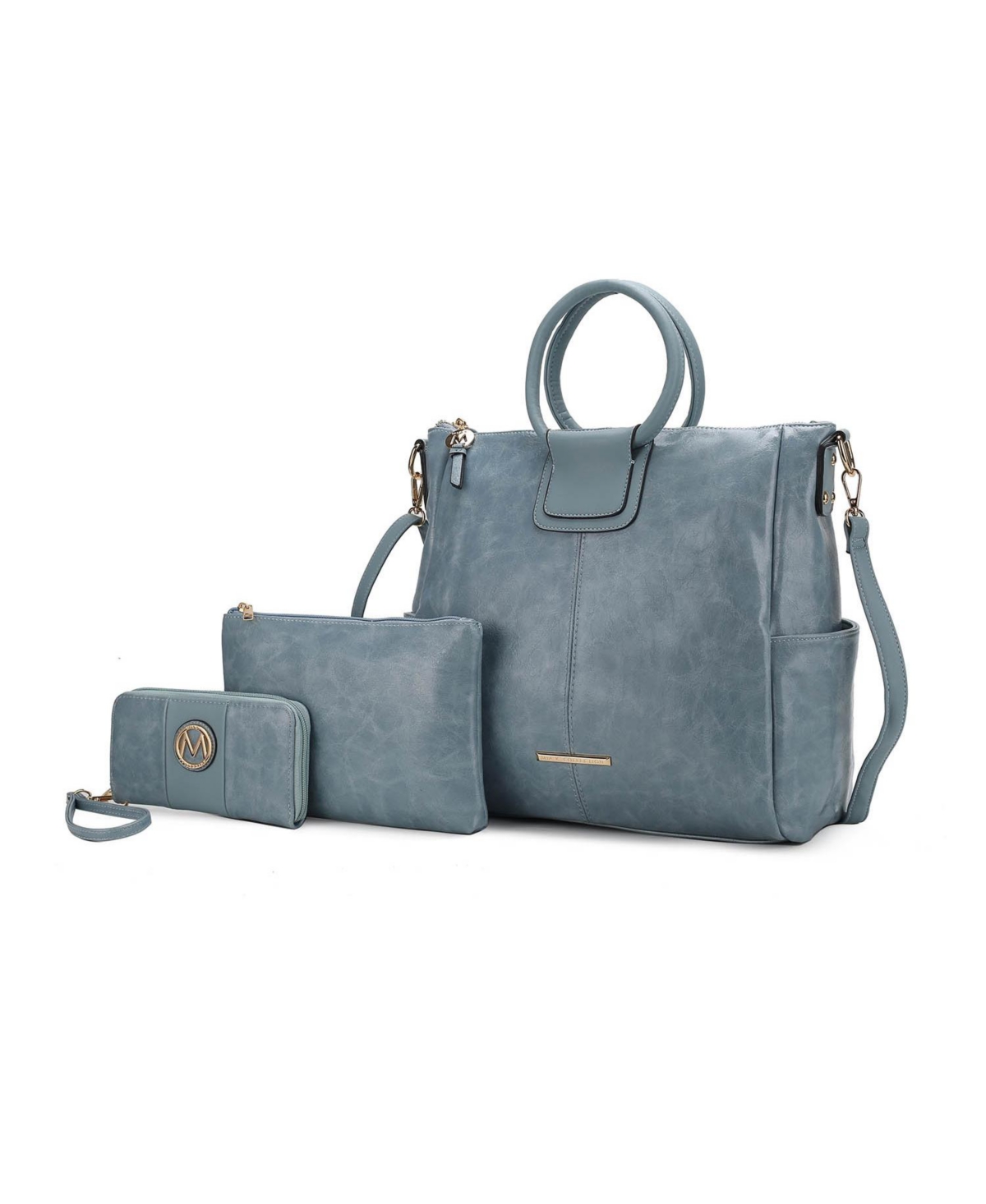 Mkf Collection Zuri Tote Bag with Pouch and Wallet by Mia K