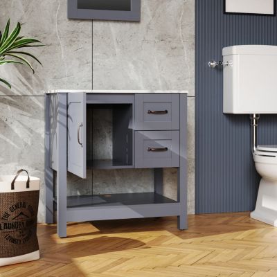 Streamdale 30In  Bathroom Vanity with Mirror And Top Only