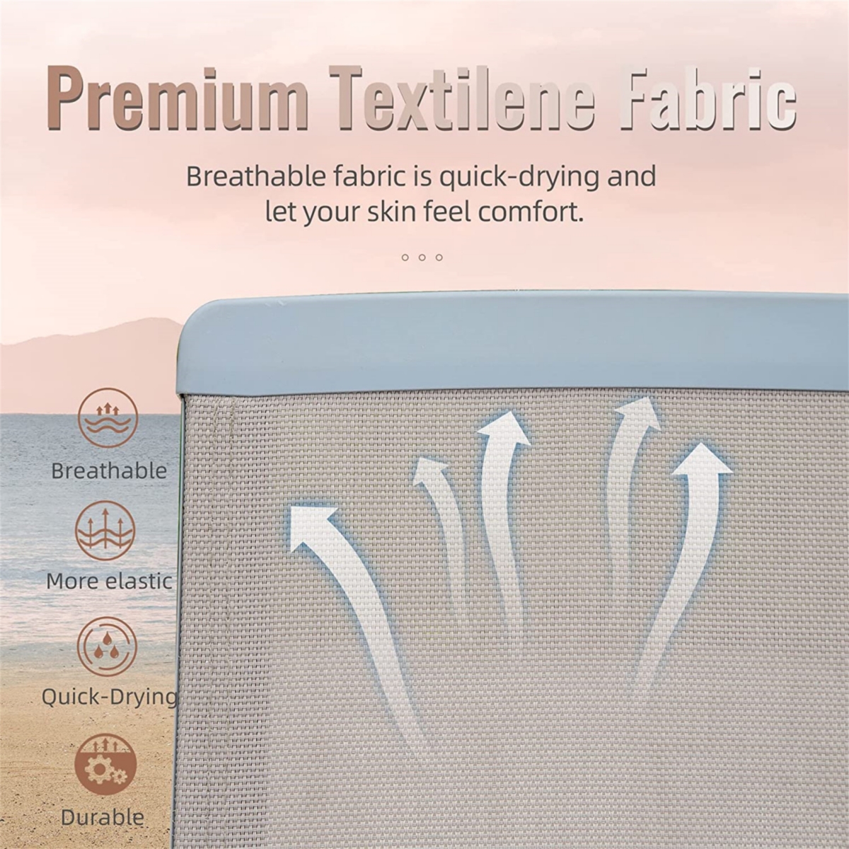 Simplie Fun 3-Piece Outdoor Aluminum Chaise Lounge Set