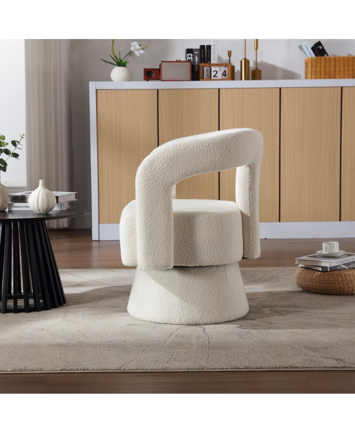 Streamdale Furniture 360 Degree Swivel Cuddle Chairs, Round Armchairs for Home & Office