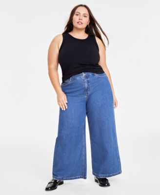 Macy's inc plus size jeans best sale