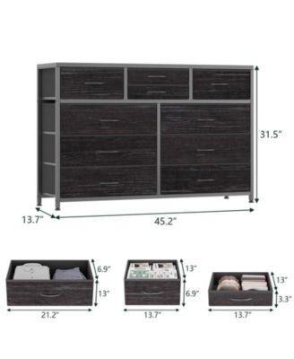 10 Iron+MDF drawer TV cabinet