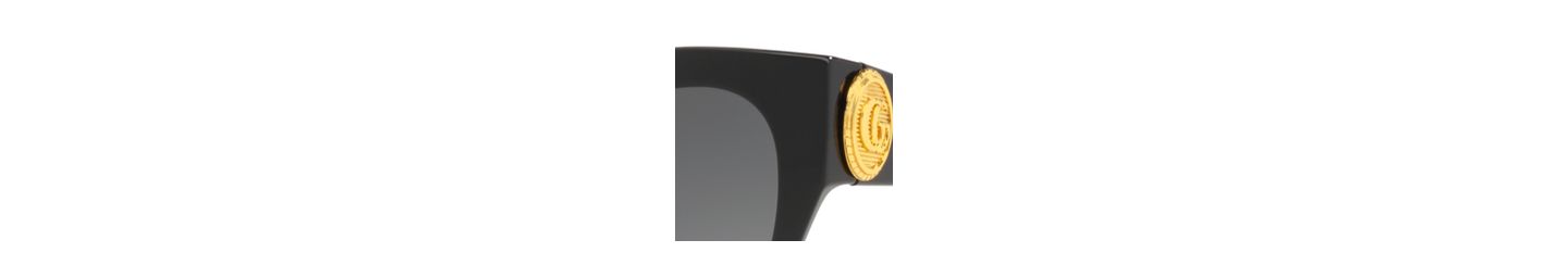 Женские солнцезащитные очки Gucci Sunglasses, GG1408S, цвет: Чёрный — фото 13