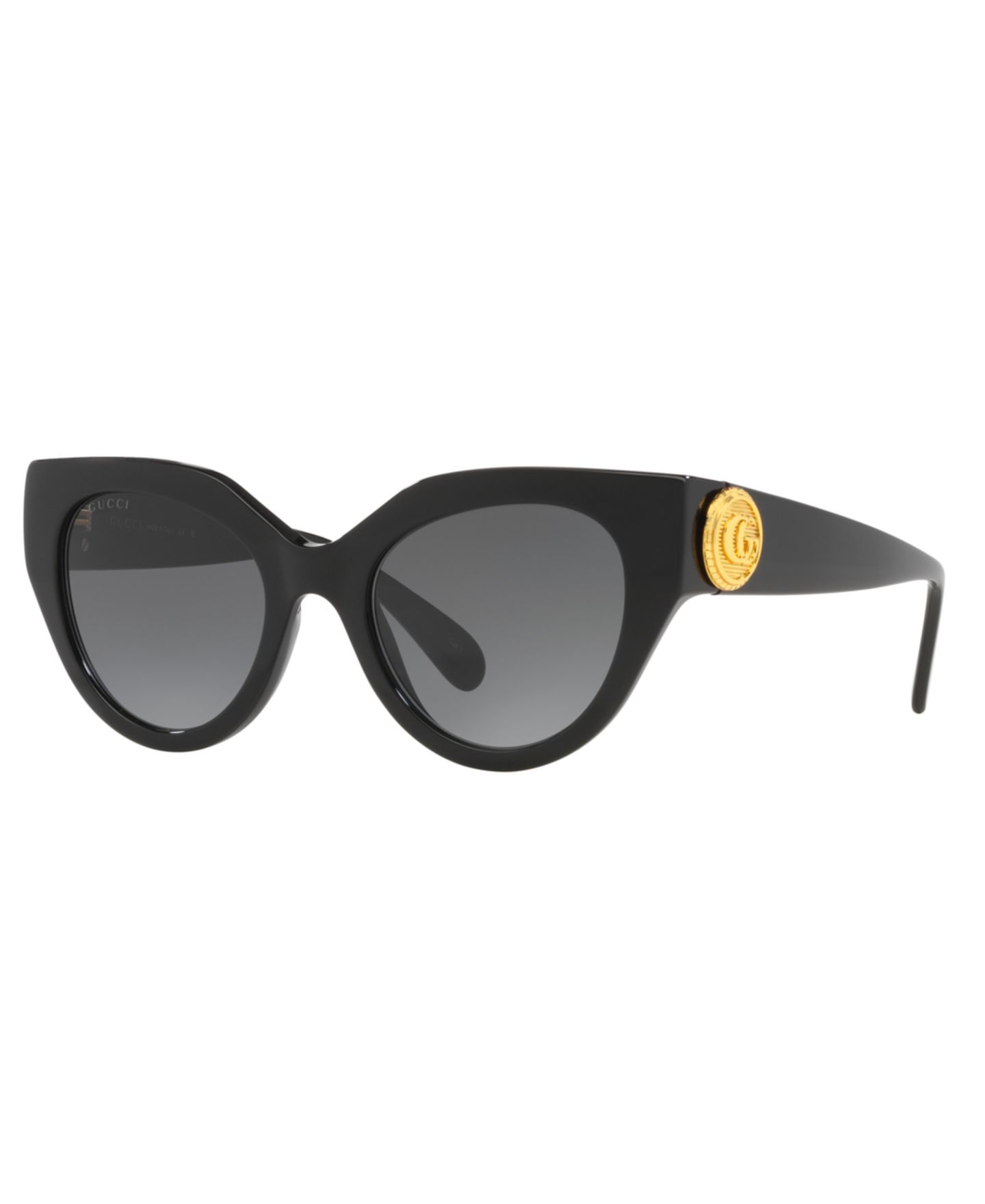 Женские солнцезащитные очки Gucci Sunglasses, GG1408S, цвет: Чёрный — фото 1