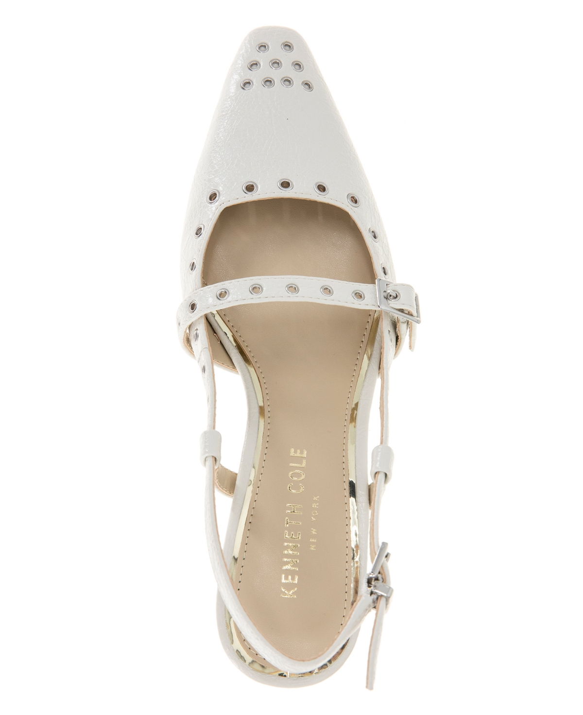 Kenneth Cole New York Women's Martha Eyelet Kitten Heel Pumps