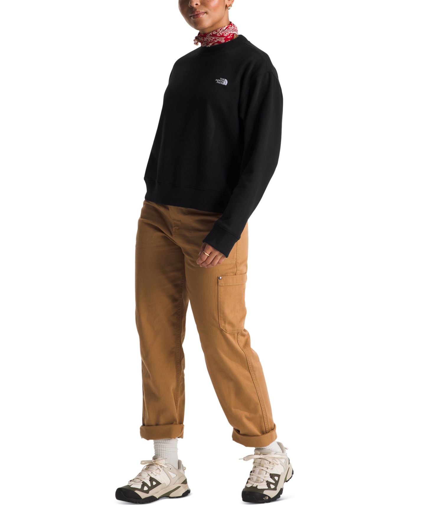 Женский топ The North Face Evolution Fleece, цвет: Чёрный — фото 4