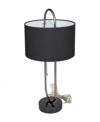 20" Metal Oval Shaped Accent Lamp 