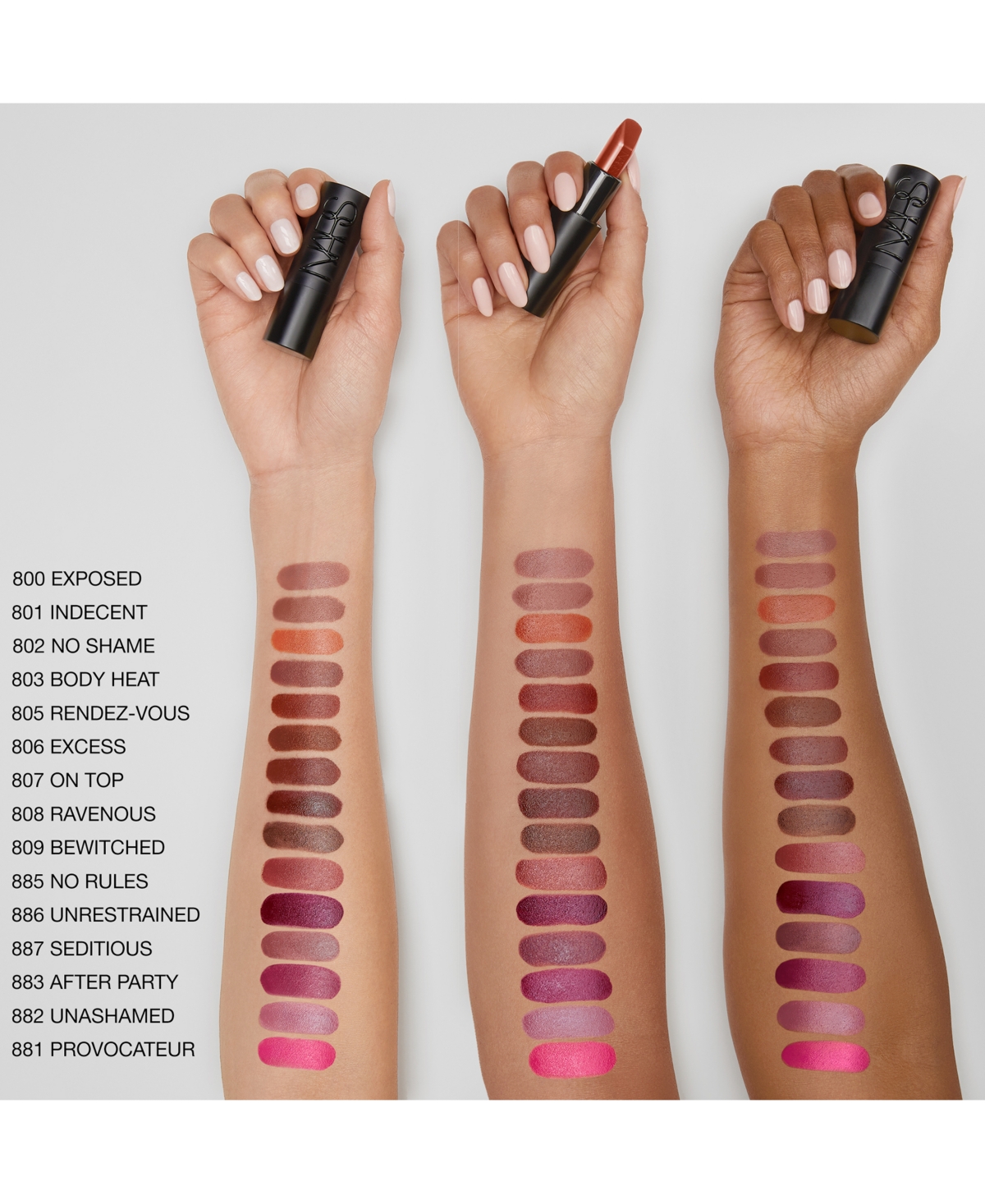 Shop Nars Explicit Lipstick In Rendez-vous 805 (rose Brown)