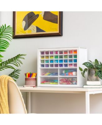 36 Drawer Parts and Hardware Cabinet, White