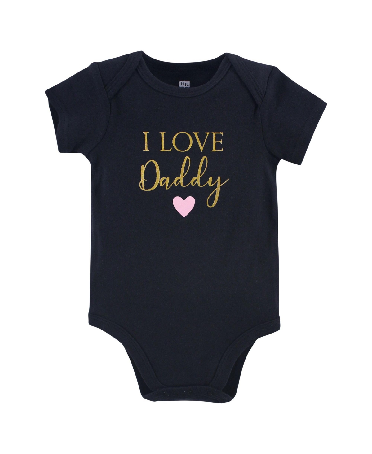 Hudson Baby Baby Girls Cotton Bodysuits Daddy 5Pk - Girl daddy 5pk