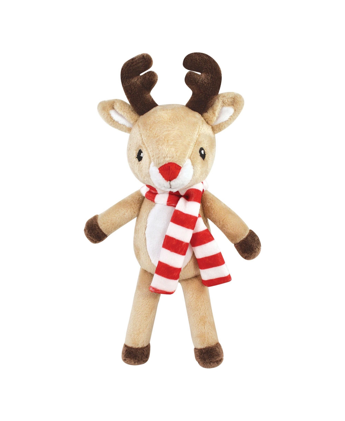 Hudson Baby Unisex Baby Plush Blanket with Toy, Rudolph And Snowman, One Size - Rudolph and snowman