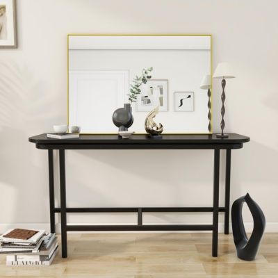 24"x36" Rectangular Wall Mirror with Gold Aluminum Alloy Frame