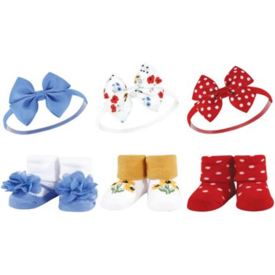 Girls Soft Headband and Socks Giftset 12Pc