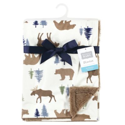 Boys Velvety Plush Blanket with Fuzzy Trim and Soft Underside